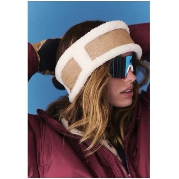 NWT Fp Movement Northern Lights Ear Warmers, Women's Headband Pink - Picture 2 of 6